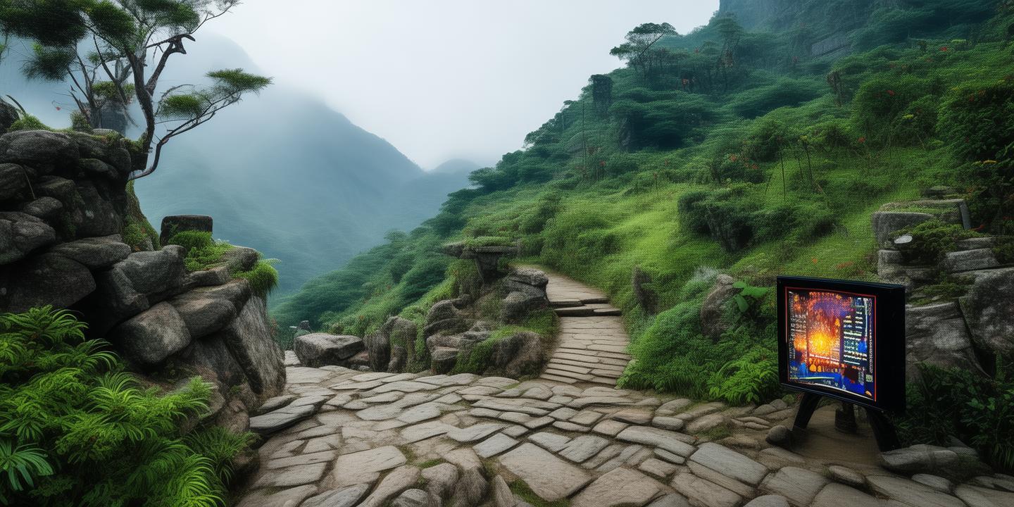 盘古山景区WiFi全覆盖,扫码即可聆听神话故事